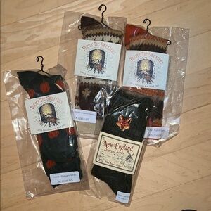 New Kiel James Patrick KJP Toasty Toe Sweaters Socks- Autumn & Winter Hues